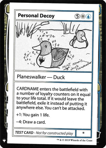 Personal Decoy [Mystery Booster Playtest Cards] - The Mythic Store | 24h Order Processing