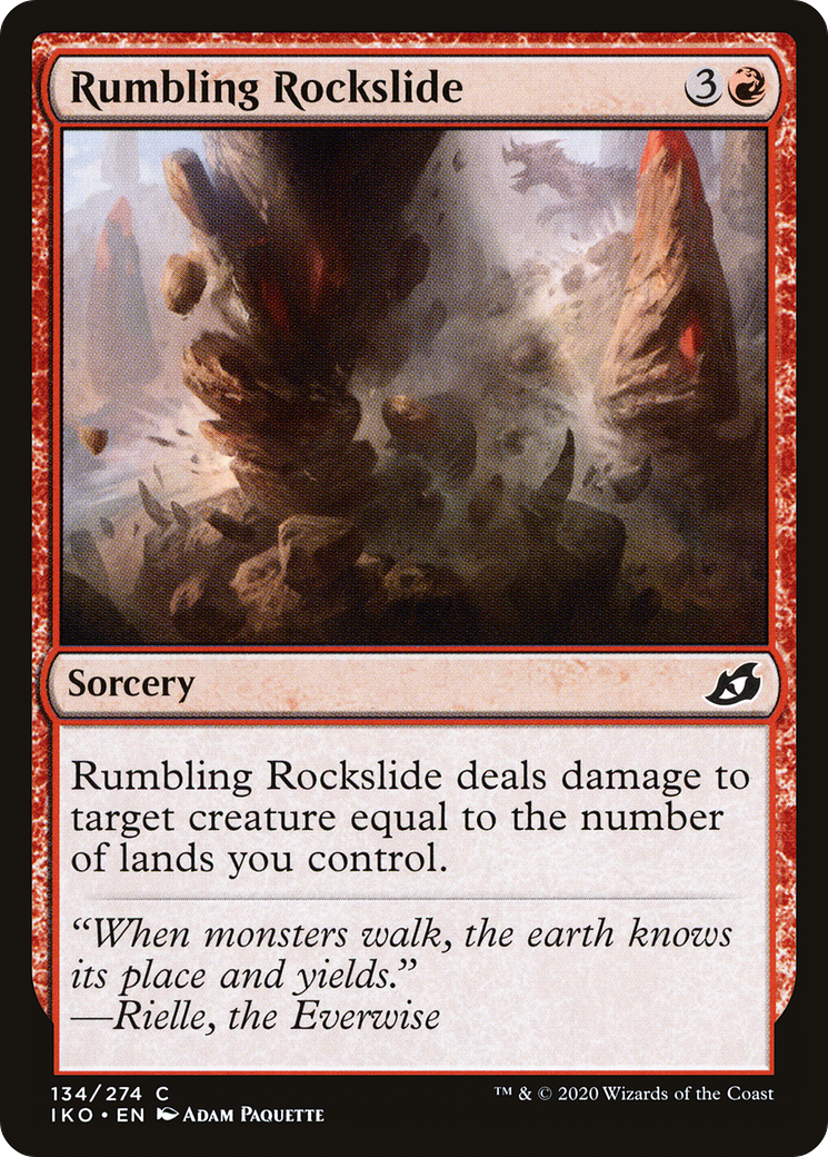 Rumbling Rockslide [Ikoria: Lair of Behemoths] - The Mythic Store | 24h Order Processing