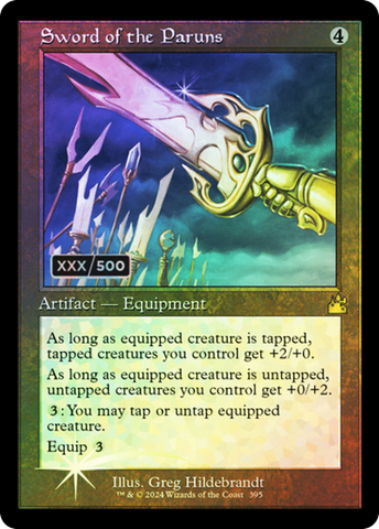 Sword of the Paruns (Retro) (Serialized) [Ravnica Remastered] - The Mythic Store | 24h Order Processing