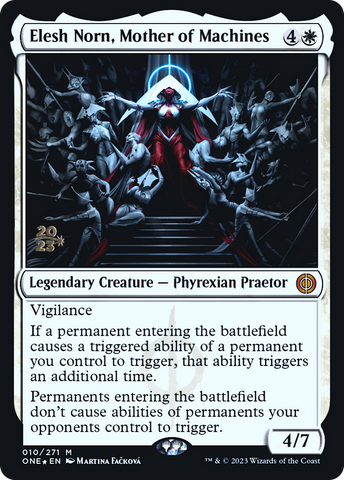 Elesh Norn, Mother of Machines [Phyrexia: All Will Be One Prerelease Promos] - The Mythic Store | 24h Order Processing