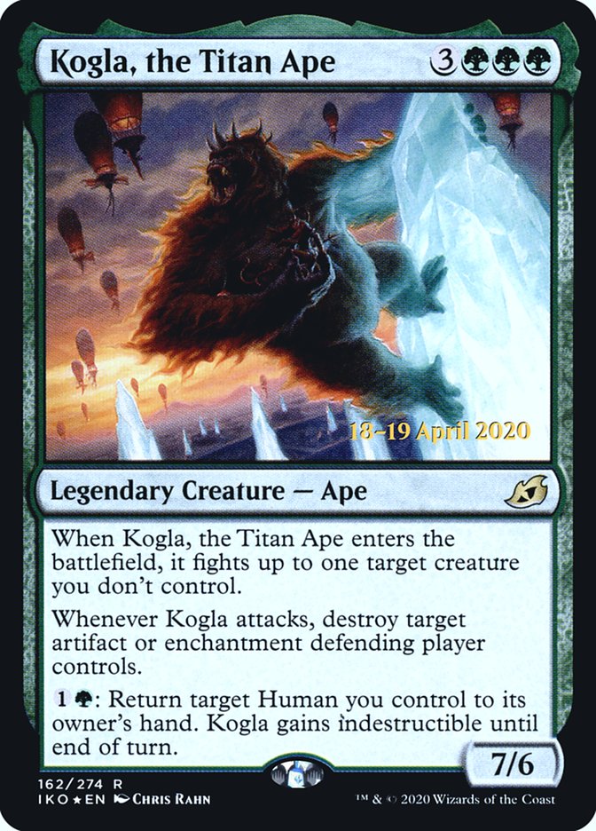Kogla, the Titan Ape [Ikoria: Lair of Behemoths Prerelease Promos] - The Mythic Store | 24h Order Processing