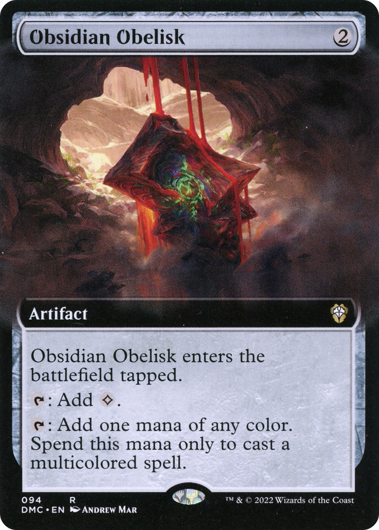 Obsidian Obelisk (Extended Art) [Dominaria United Commander] - The Mythic Store | 24h Order Processing