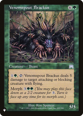 Venomspout Brackus [The List] - The Mythic Store | 24h Order Processing