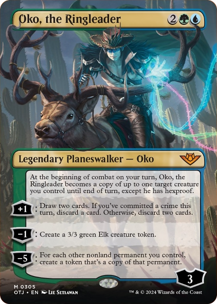 Oko, the Ringleader (Borderless) [Outlaws of Thunder Junction] - The Mythic Store | 24h Order Processing