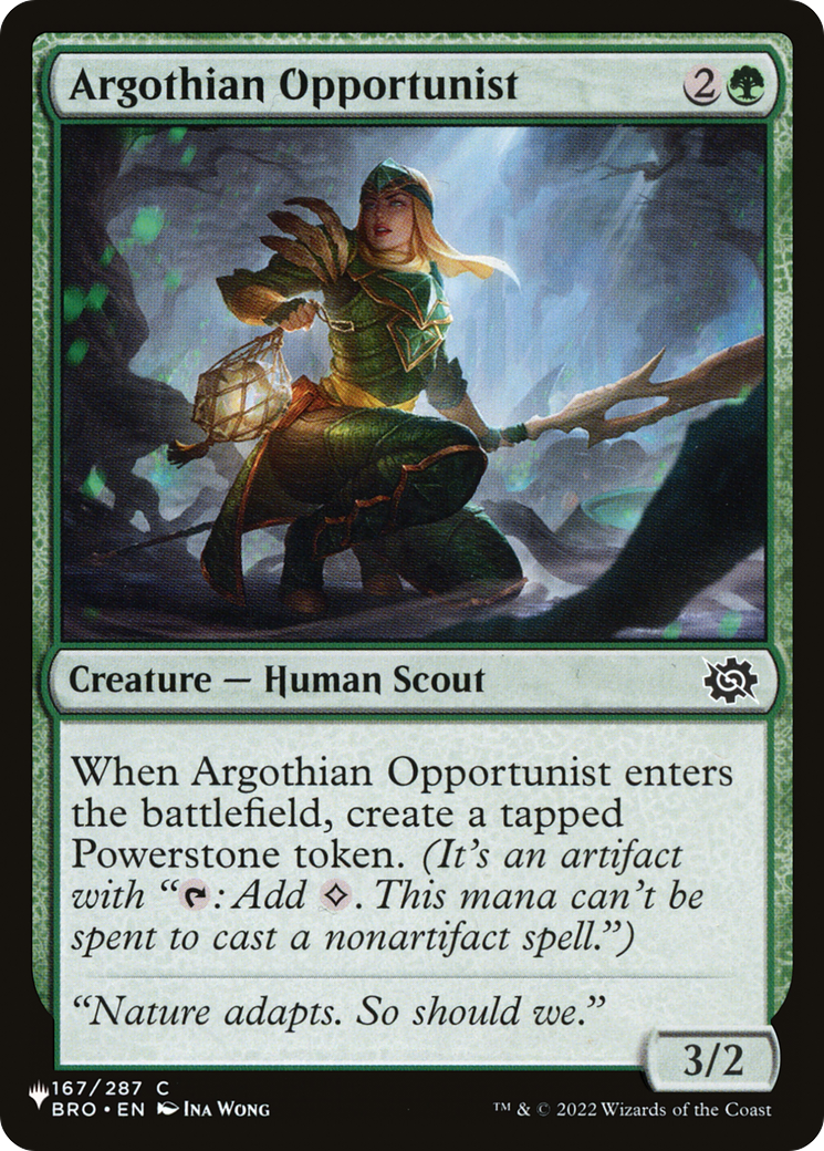 Argothian Opportunist [The List Reprints] - The Mythic Store | 24h Order Processing