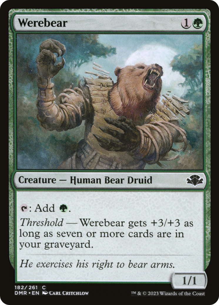 Werebear [Dominaria Remastered] - The Mythic Store | 24h Order Processing
