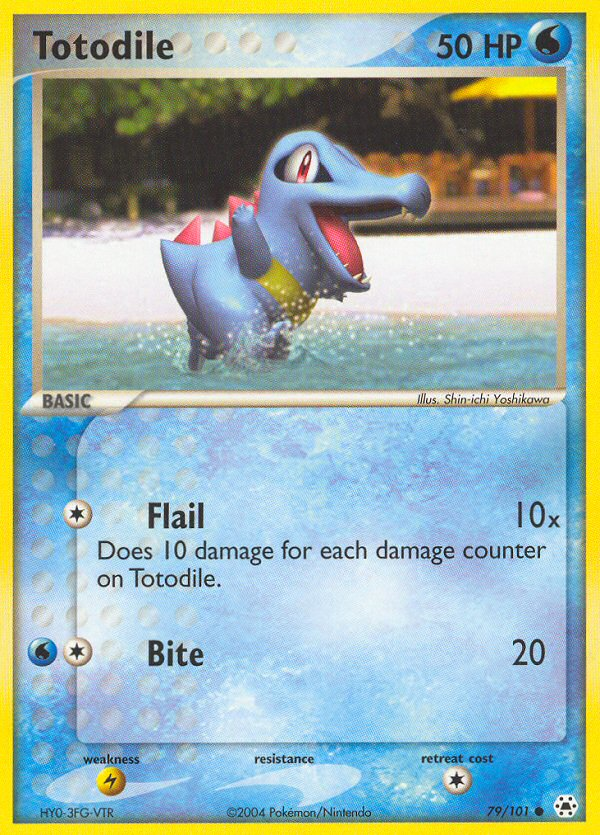 Totodile (79/101) [EX: Hidden Legends] - The Mythic Store | 24h Order Processing