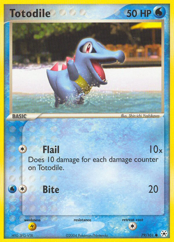 Totodile (79/101) [EX: Hidden Legends] - The Mythic Store | 24h Order Processing
