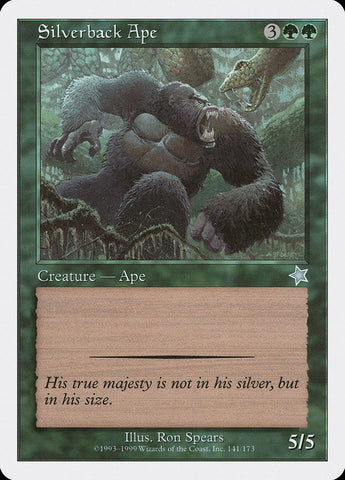 Silverback Ape [Starter 1999] - The Mythic Store | 24h Order Processing