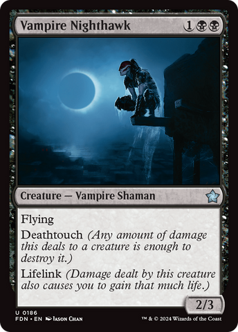 Vampire Nighthawk [Foundations] - The Mythic Store | 24h Order Processing