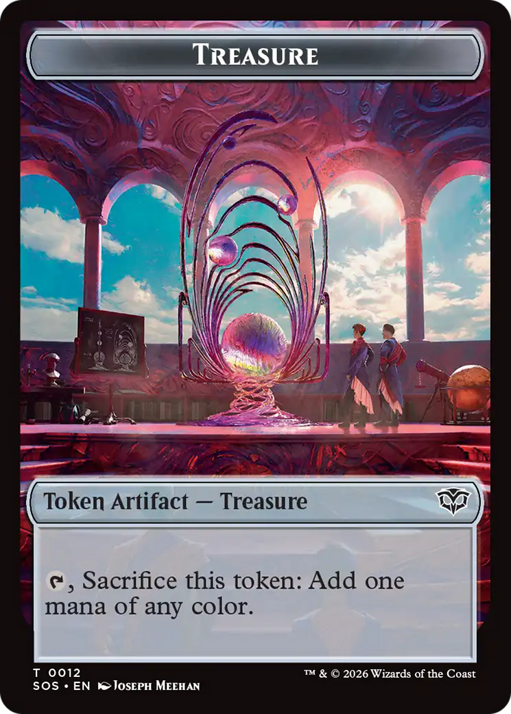 Elemental (0003) // Treasure Double-Sided Token [Secrets of Strixhaven Tokens] - The Mythic Store | 24h Order Processing