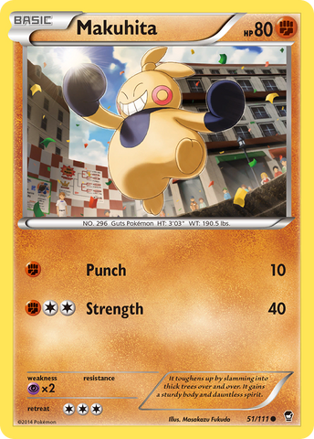 Makuhita (51/111) [XY: Furious Fists] - The Mythic Store | 24h Order Processing
