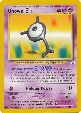 Unown [Y] (40/64) [Neo Revelation Unlimited] - The Mythic Store | 24h Order Processing