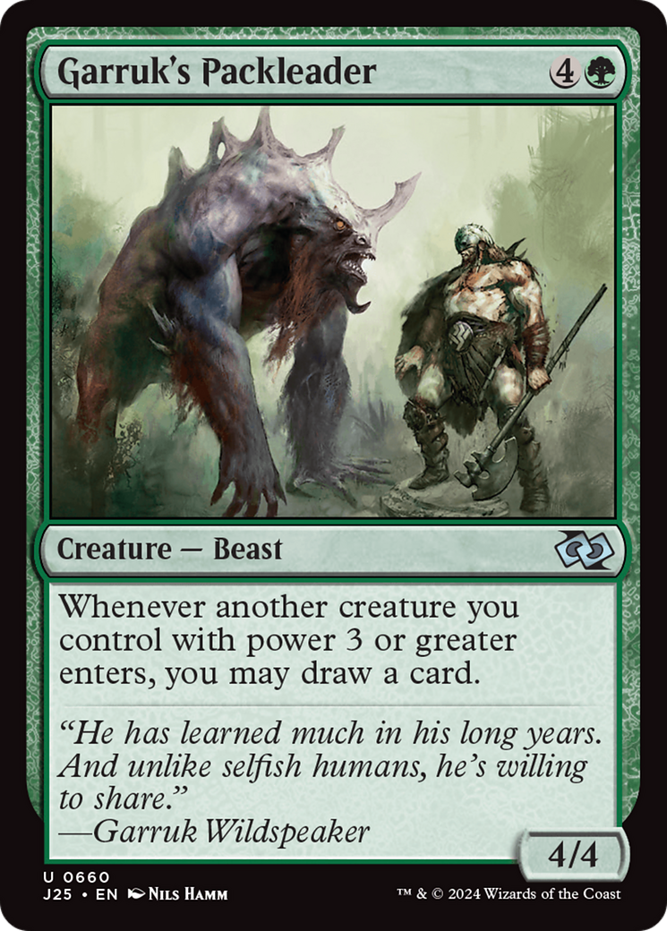 Garruk's Packleader [Foundations Jumpstart] - The Mythic Store | 24h Order Processing