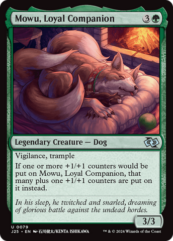Mowu, Loyal Companion (Anime) [Foundations Jumpstart] - The Mythic Store | 24h Order Processing
