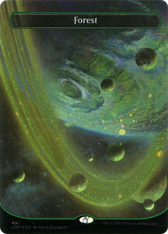 Forest (495) (Orbital Space-ic Land) (Galaxy Foil) [Unfinity] - The Mythic Store | 24h Order Processing