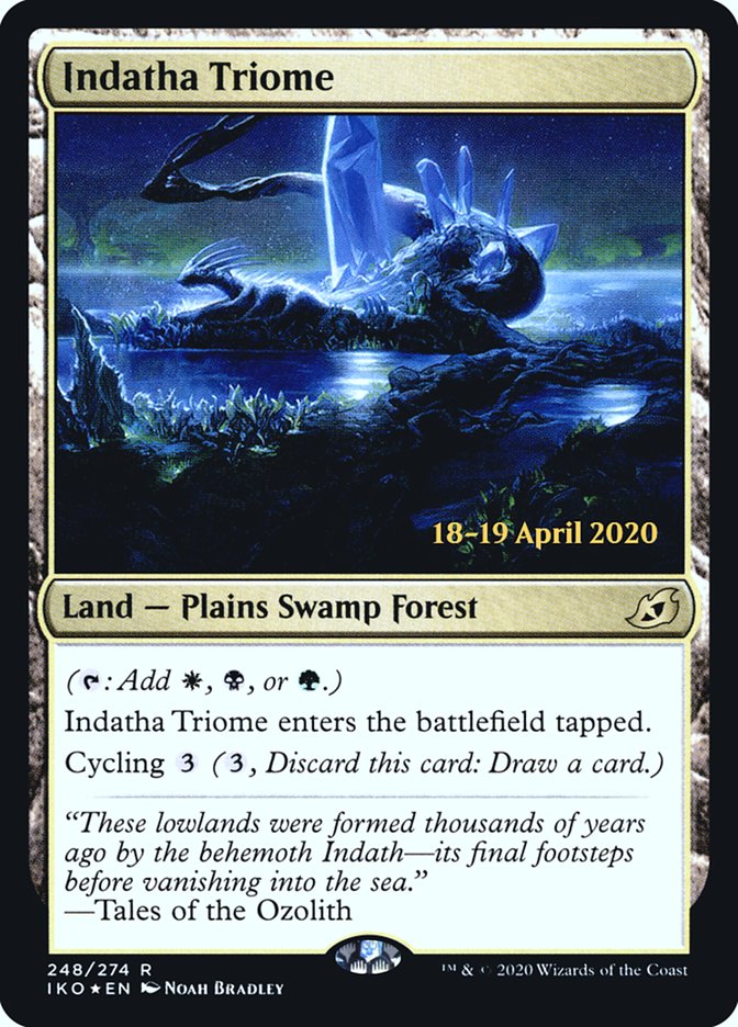 Indatha Triome [Ikoria: Lair of Behemoths Prerelease Promos] - The Mythic Store | 24h Order Processing