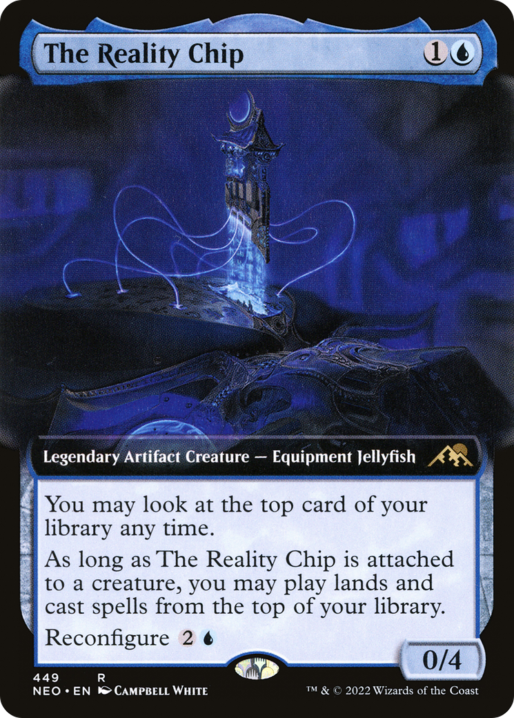 The Reality Chip (Extended Art) [Kamigawa: Neon Dynasty] - The Mythic Store | 24h Order Processing