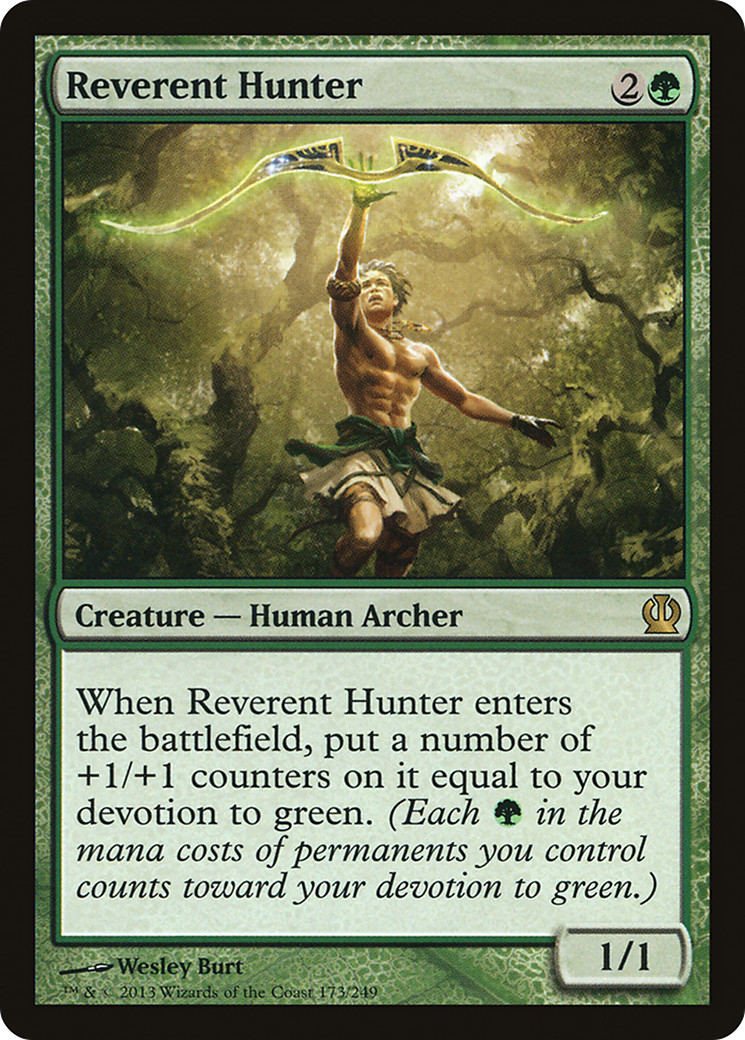 Reverent Hunter [Theros] - The Mythic Store | 24h Order Processing