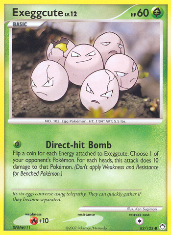 Exeggcute (82/123) [Diamond & Pearl: Mysterious Treasures] - The Mythic Store | 24h Order Processing