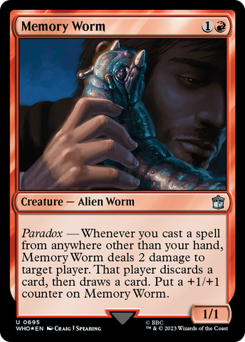 Memory Worm (Surge Foil) [Doctor Who] - The Mythic Store | 24h Order Processing