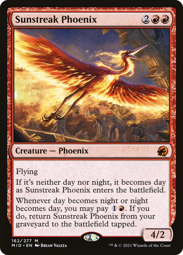 Sunstreak Phoenix [Innistrad: Midnight Hunt] - The Mythic Store | 24h Order Processing