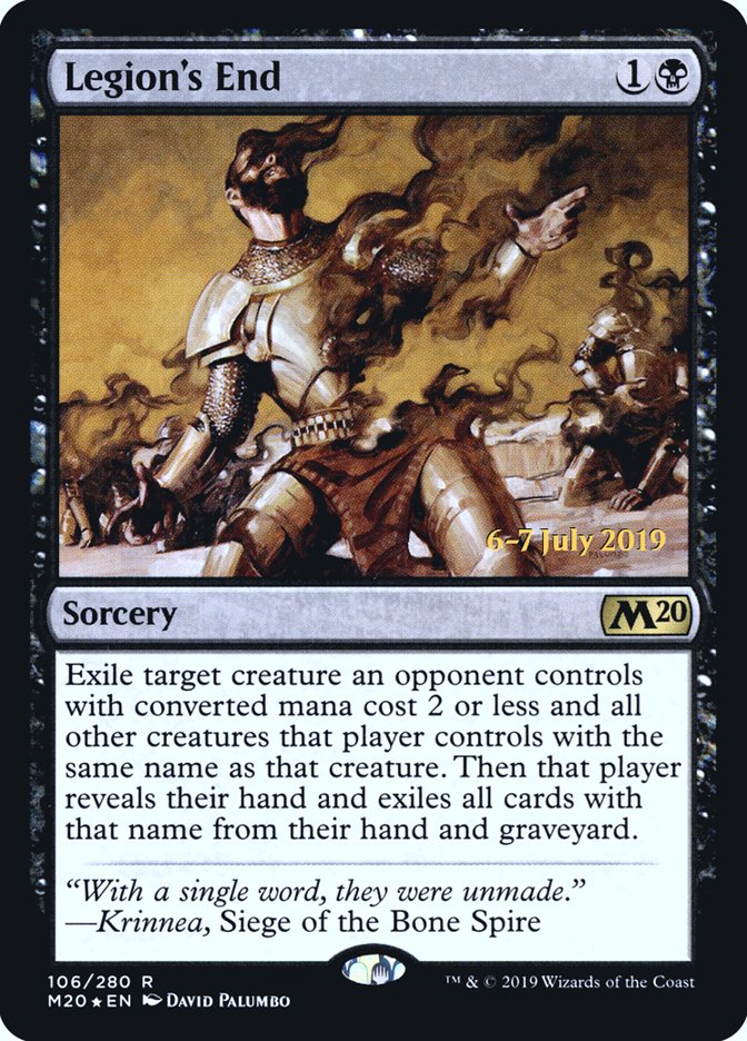 Legion's End [Core Set 2020 Prerelease Promos] - The Mythic Store | 24h Order Processing