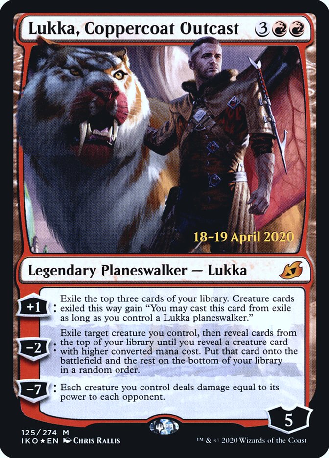 Lukka, Coppercoat Outcast [Ikoria: Lair of Behemoths Prerelease Promos] - The Mythic Store | 24h Order Processing