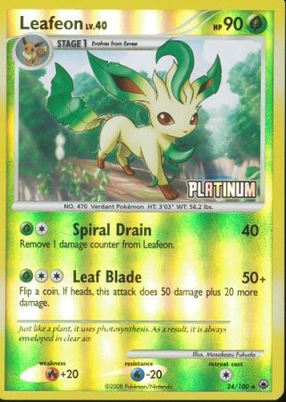 Leafeon (24/100) [Burger King Promos: 2009 Collection] - The Mythic Store | 24h Order Processing