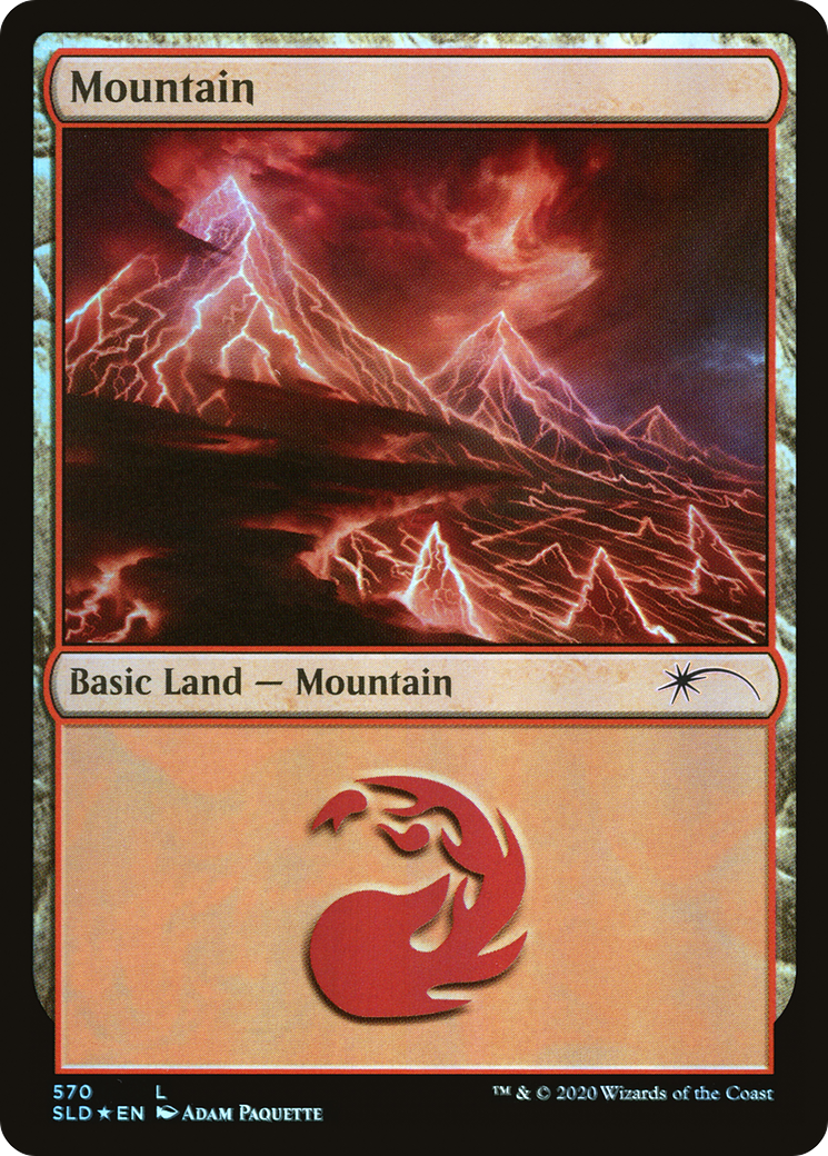 Mountain (Lightning) (570) [Secret Lair Drop Promos] - The Mythic Store | 24h Order Processing