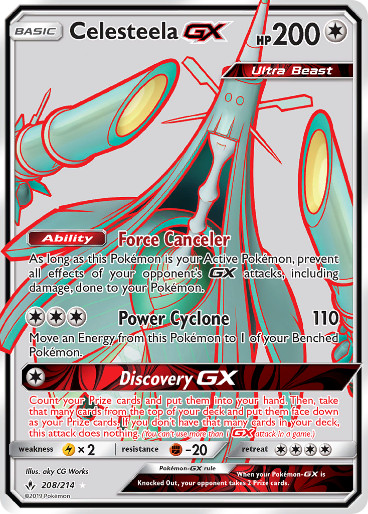 Celesteela GX (208/214) [Sun & Moon: Unbroken Bonds] - The Mythic Store | 24h Order Processing
