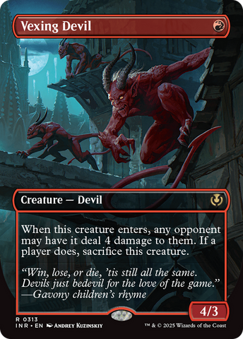 Vexing Devil (Borderless) [Innistrad Remastered] - The Mythic Store | 24h Order Processing