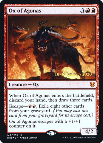 Ox of Agonas [Theros Beyond Death Prerelease Promos] - The Mythic Store | 24h Order Processing