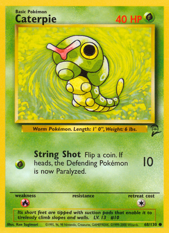 Caterpie (68/130) [Base Set 2] - The Mythic Store | 24h Order Processing