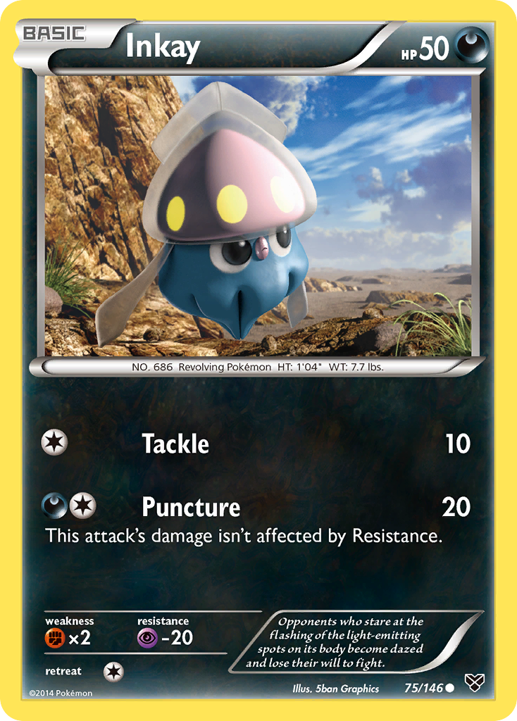 Inkay (75/146) [XY: Base Set] - The Mythic Store | 24h Order Processing