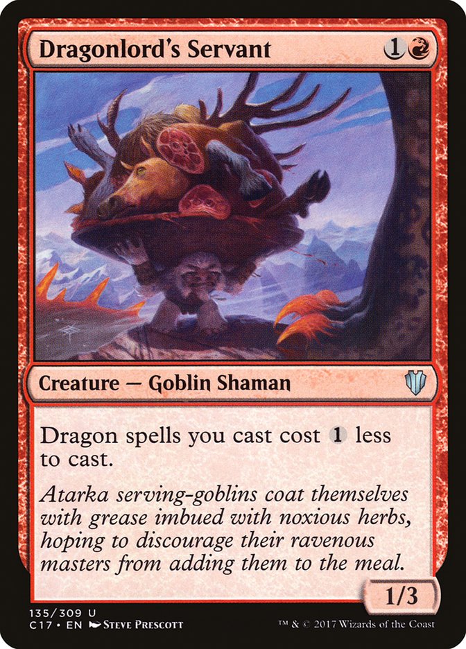 Dragonlord's Servant [Commander 2017] - The Mythic Store | 24h Order Processing