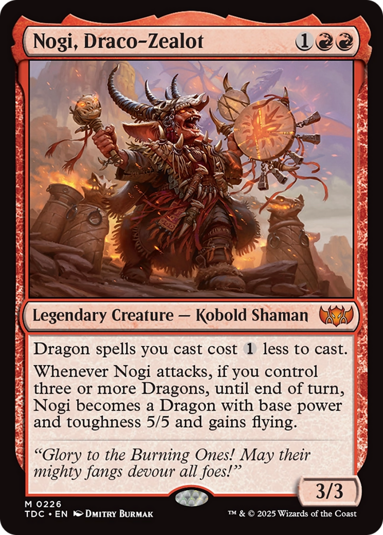 Nogi, Draco-Zealot [Tarkir: Dragonstorm Commander] - The Mythic Store | 24h Order Processing