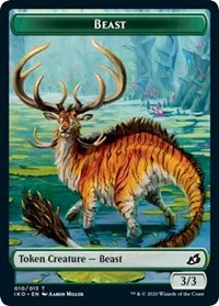 Beast // Human Soldier (005) Double-Sided Token [Ikoria: Lair of Behemoths Tokens] - The Mythic Store | 24h Order Processing