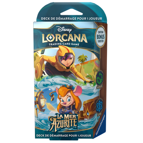 Lorcana: Azurite Sea (La Mer Azurite) - Starter Decks (FR) - The Mythic Store | 24h Order Processing