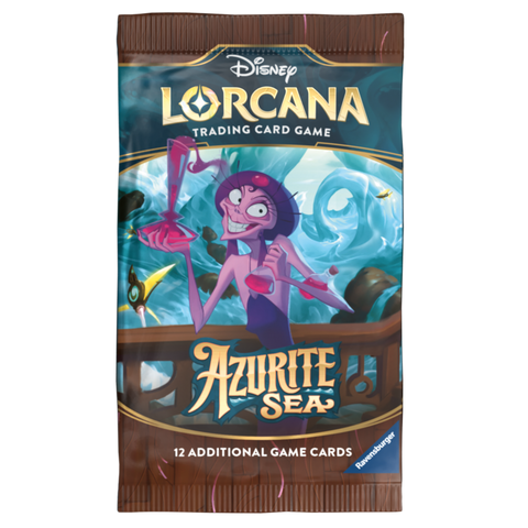 Disney Lorcana: Azurite Sea - Booster Pack - The Mythic Store | 24h Order Processing