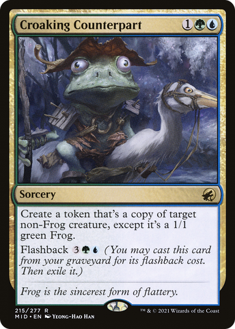 Croaking Counterpart [Innistrad: Midnight Hunt] - The Mythic Store | 24h Order Processing