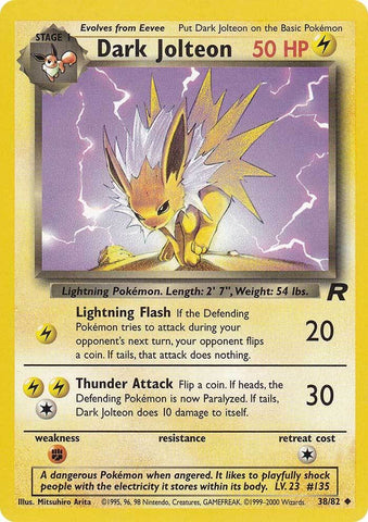 Dark Jolteon (38/82) [Team Rocket Unlimited] - The Mythic Store | 24h Order Processing
