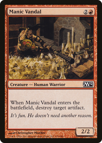 Manic Vandal [Magic 2012] - The Mythic Store | 24h Order Processing