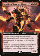 Myojin of Roaring Blades (Extended Art) [Kamigawa: Neon Dynasty Commander] - The Mythic Store | 24h Order Processing