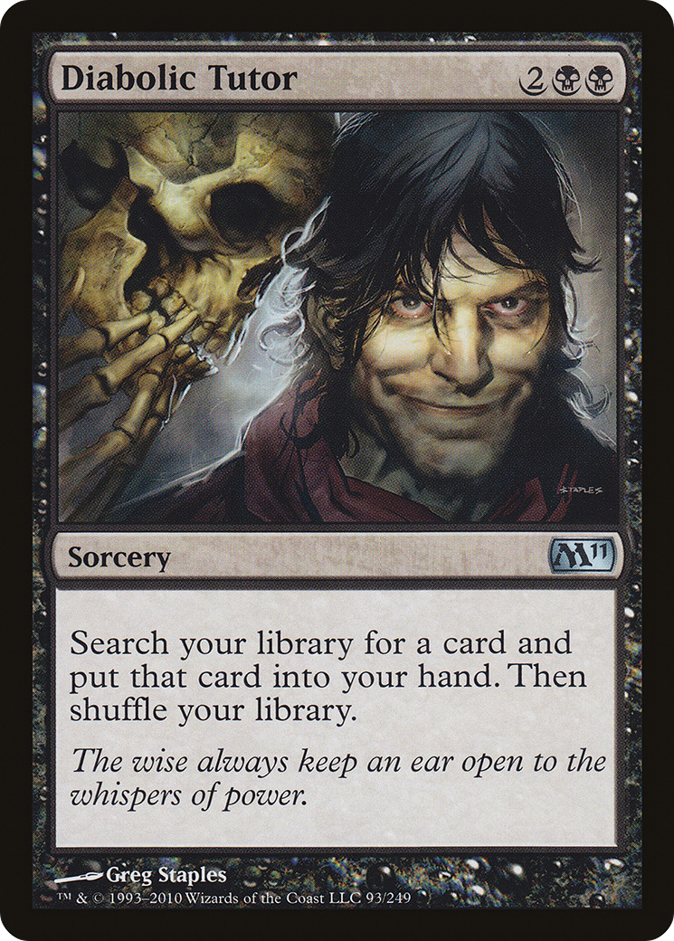 Diabolic Tutor [Magic 2011] - The Mythic Store | 24h Order Processing