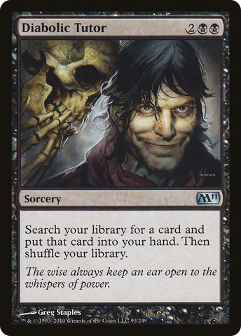 Diabolic Tutor [Magic 2011] - The Mythic Store | 24h Order Processing