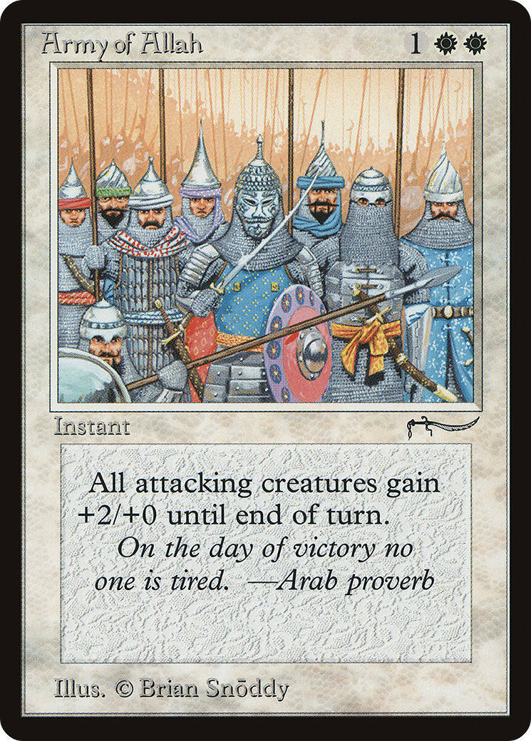 Army of Allah (Light Mana Cost) [Arabian Nights] - The Mythic Store | 24h Order Processing