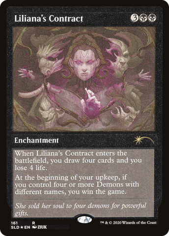 Liliana's Contract (Foil Etched) [Secret Lair Drop Series] - The Mythic Store | 24h Order Processing