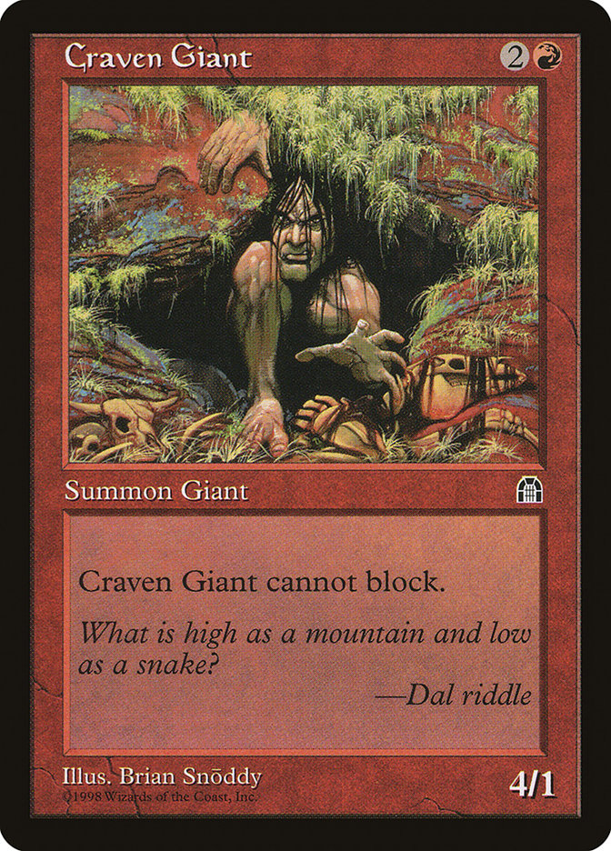 Craven Giant [Stronghold] - The Mythic Store | 24h Order Processing