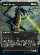Black Dragon (Borderless Alternate Art) [Dungeons & Dragons: Adventures in the Forgotten Realms] - The Mythic Store | 24h Order Processing
